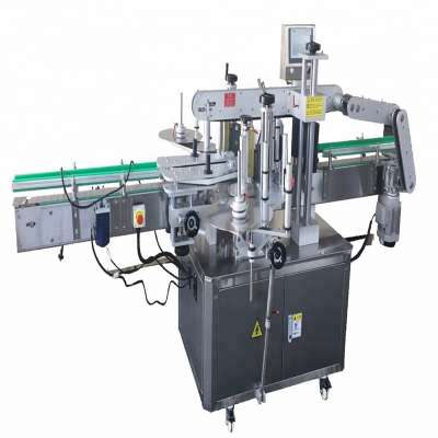 Automatic Double Side Adhesive Sticker Labeling Machine for Pantene Shampoo Bottle Labeling